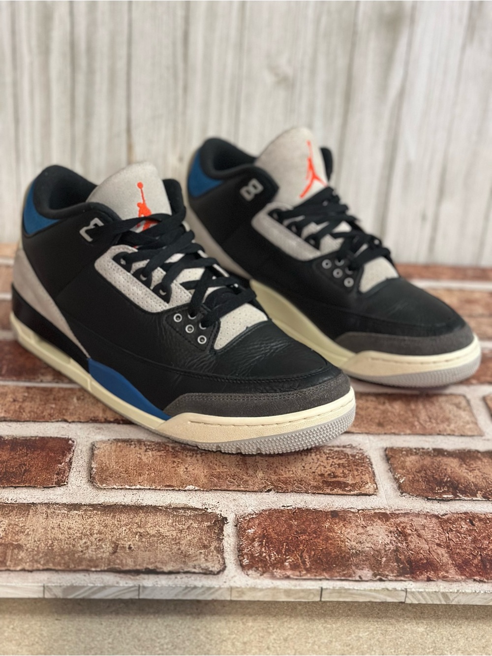 Nike Air Jordan 3 Retro OG Rare Air Black Blue Men’s Sz 10.5 IB8967-004